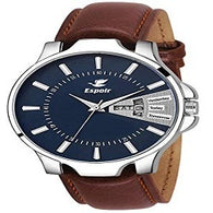 Espoir Analogue Leather Strap Day and Date